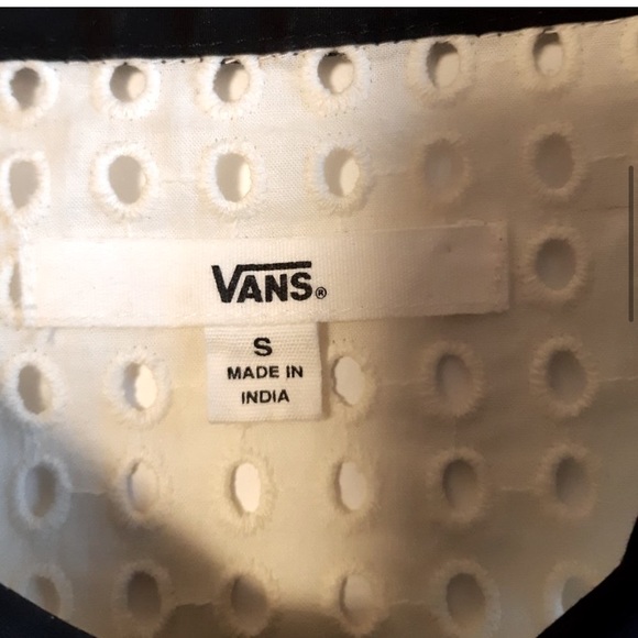 Vans boxy lace Oxford top - Picture 8 of 10